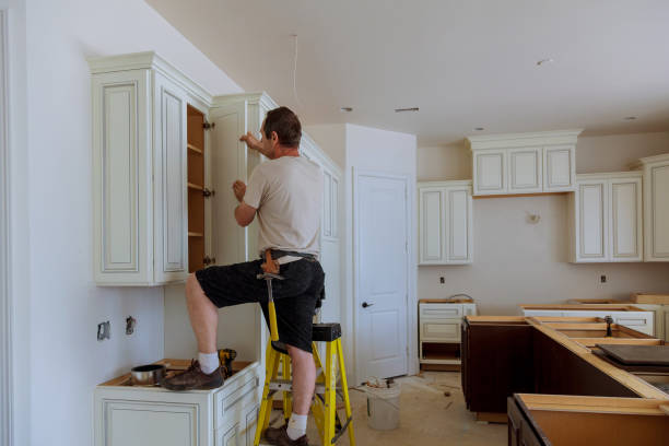 Open concept kitchen conversion in Silver Lake by JMT Kitchen Cabinet